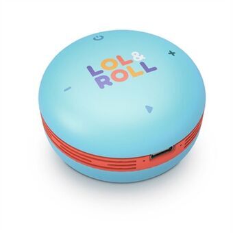 Bärbar Bluetooth Högtalare Energy Sistem Lol&Roll Pop Kids Blå 5 W 500 mAh