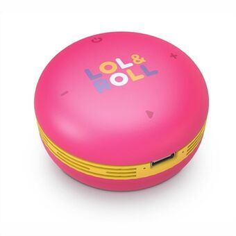 Bärbar Bluetooth Högtalare Energy Sistem Lol&Roll Pop Kids Rosa 5 W 500 mAh