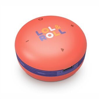Bärbar Bluetooth Högtalare Energy Sistem Lol&Roll Pop Kids Orange 5 W 500 mAh