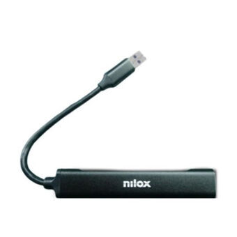 USB HUB 4 Portar Nilox NXHUB401 Svart