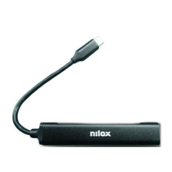 USB-HUB Nilox NXHUBUSBC11 Svart