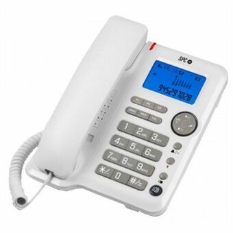 Markkabeltelefon SPC 3608B 9,7" Vit