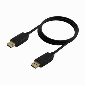 DisplayPort Kabel Aisens A124-0739 4K Ultra HD Svart 1,5 m