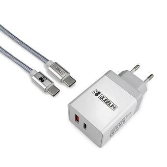 Väggladdare + USB A till USB C Kabel Subblim
