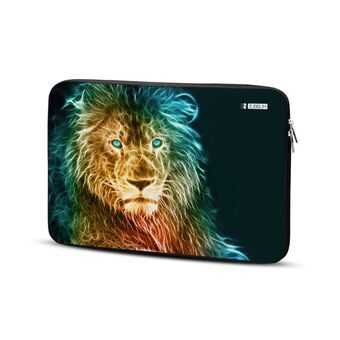 Laptopfodral Subblim Lion Multicolour