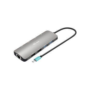 USB-HUB i-Tec C31NANOHDM2DOCPD 100 W Silvrig