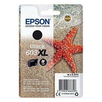 Patron Kompatibel Epson C13T03A14020 8,9 ml Svart