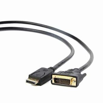 Adapter DisplayPort till DVI GEMBIRD CC-DPM-DVIM-6 1080 px 1,8 m Svart 1,8 m