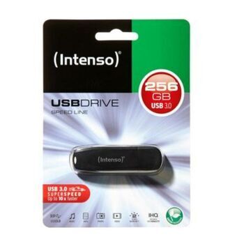 Minnessticka INTENSO 3533492 256 GB USB 3.0 Svart 256 GB