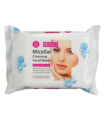 Beauty Formulas Micellar Cleansing Wipes - 25 st