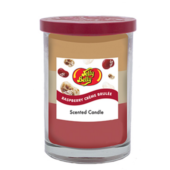 Jelly Belly - Doftljus - 3 lags - Raspberry Creme Brulee - 300 g