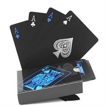 Spelkort - Blue Edition - Exklusiva blå/svarta spelkort