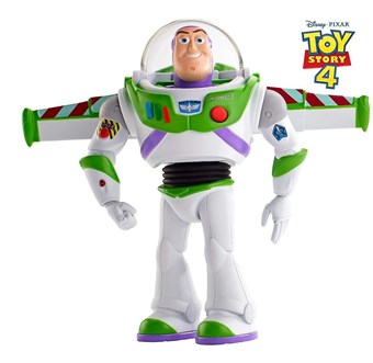 Toy Story 4 Figur - Buzz Lightyear 30 cm - Med tal (engelska)