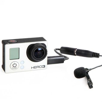BOYA BY-LM20 Lavalier mikrofon och adapter för GoPro HERO4 /3+ /3