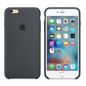 iPhone 6 / iPhone 6S Silikonväska - kolgrå