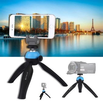 PULUZ® Pocket mini stativfäste 360° för GoPro, smartphone och kamera