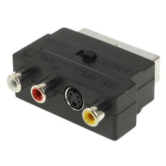 RGB Scart Hane till S Video/3 RCA Audio Adapter