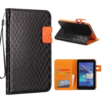 Turtle Design Case - Samsung Galaxy Tab 7.0 / 2 7.0 (svart)