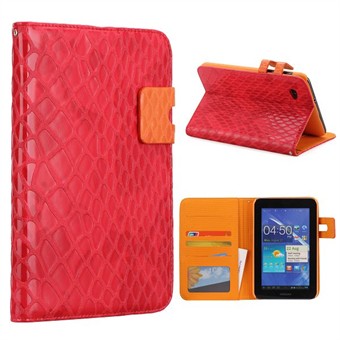 Turtle Design Case - Samsung Galaxy Tab 7.0 / 2 7.0 (röd)
