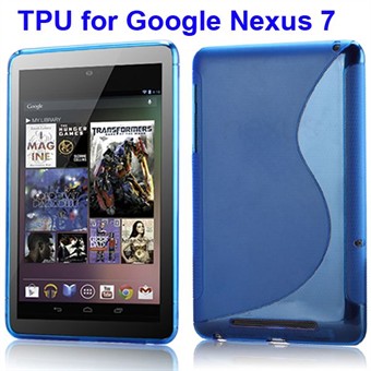 S-line silikon - Google Nexus 7 (blå)