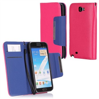 SmartPurse-fodral -Galaxy Note II (rosa/blå)