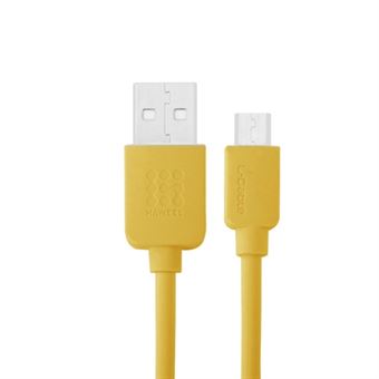 HAWEEL Micro USB-kabel - Gul