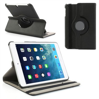 Textil Rotary Case - iPad Mini 1/2/3 (svart)