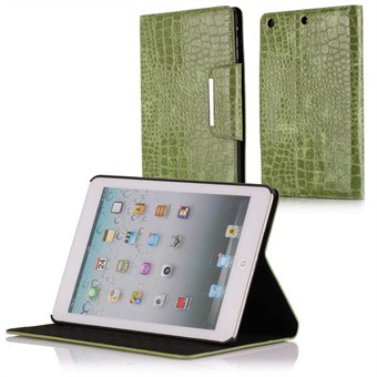 Krokodilväska för iPad Mini (grön)