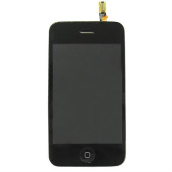 Komplett iPhone 3G-skärmklass A - Svart