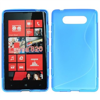 S-Line silikonskydd - Lumia 820 (blå)