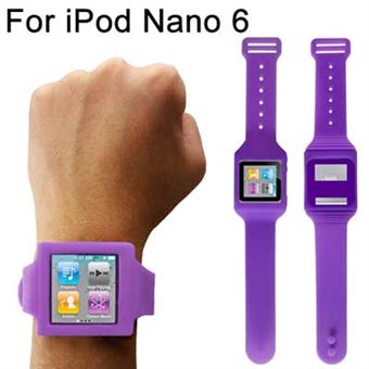 Silikonklockor iPod nano 6 - Lila