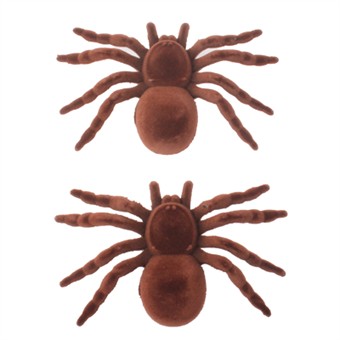 Prank Halloween Spiders 2 st (Brun)