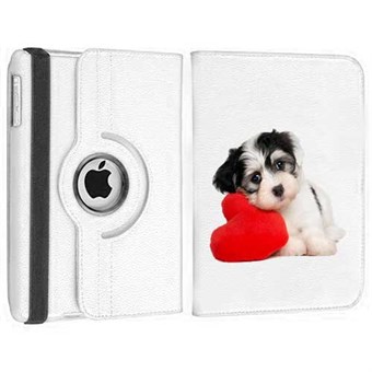 TipTop Rotating iPad Case - Dog Love