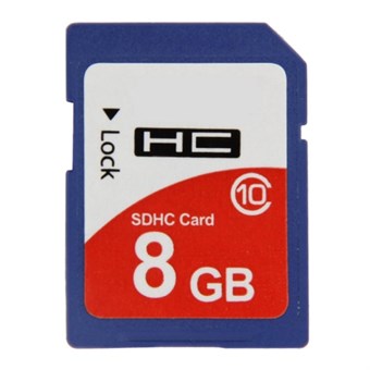 SDHC-minneskort - 8GB