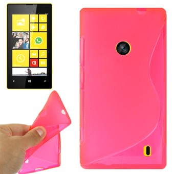 S-Line silikonskydd Lumia 520 (rosa)