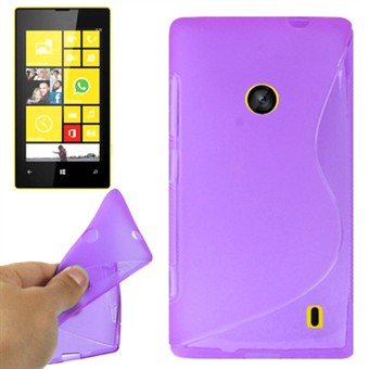 S-Line silikonskydd Lumia 520 (lila)
