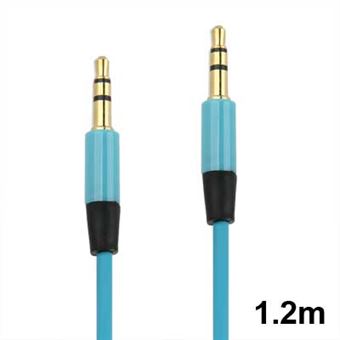Enkel AUX-kabel 3,5 mm - Blå