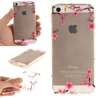 Modern art silikonskal till iPhone 5 / iPhone 5S / iPhone SE 2013 - Flower Tree