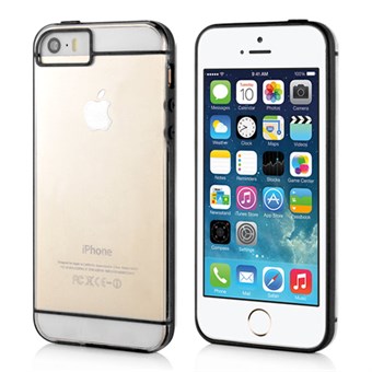 Statement plast & silikon skal till iPhone 5 / iPhone 5S / iPhone SE 2013 - Svart
