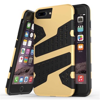 Mili kamouflageöverdrag för iPhone 7 Plus / iPhone 8 Plus - Guld