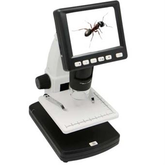 Digitalt mikroskop 500X 5 megapixlar 3,5 LCD
