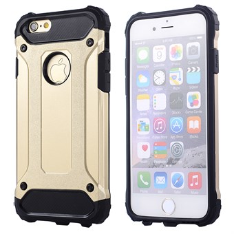 Super hardcase plast och TPU skal för iPhone 5 / iPhone 5S / iPhone SE 2013 - Guld