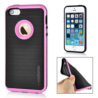 Motomo Smart silikonskal till iPhone 5/5S/SE - Rosa