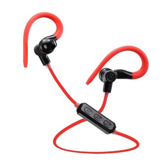 Sportigt Bluetooth-headset - Röd/svart