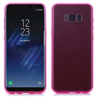 Glory Silikon Skal till Samsung Galaxy S8 - Rosa Röd