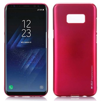 Goospery In Jelly Cover i TPU för Samsung Galaxy S8 - Rose Red