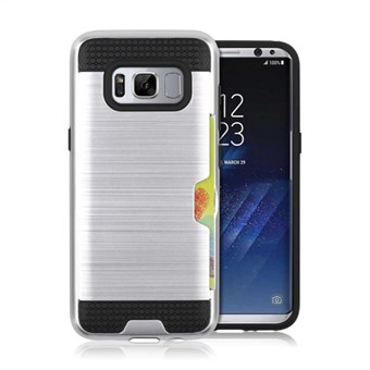 Coolt skyddskåpa i TPU och plast för Samsung Galaxy S8 - Silver