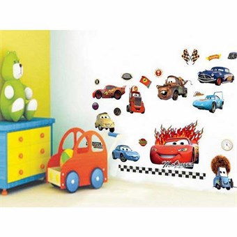 TipTop Wallstickers Cartoon Cars-PLEX-tema 