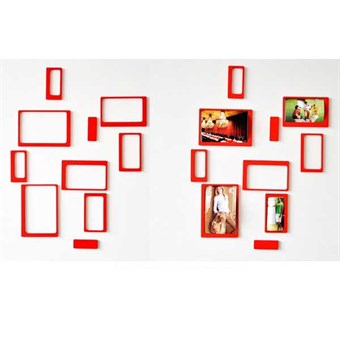 TipTop Wallstickers Decor Wall Sticker 19,7x13,5cm (röd)