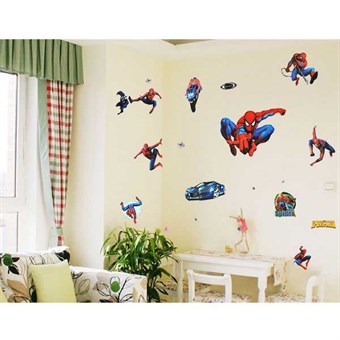 TipTop väggklistermärken Coola Spider-man-mönster